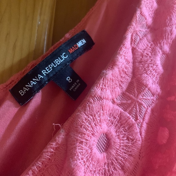 Banana Republic Eyelet Dress - Size 8 - Picture 3 of 4